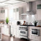 36 In. 4.6 Cu. Ft. Legacy Dual Fuel Range With 6 Burner Gas Cooktop And Electric Convection Oven In Stainless Steel