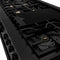 60 In. 7.4 Cu. Ft. Legacy Dual Fuel Range With 9 Burner Gas Cooktop And 2 Electric Convection Ovens In Black Stainless Steel