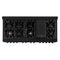 60 In. 7.4 Cu. Ft. Legacy Dual Fuel Range With 9 Burner Gas Cooktop And 2 Electric Convection Ovens In Black Stainless Steel