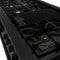 60 In. 7.4 Cu. Ft. Legacy Dual Fuel Range With 9 Burner Gas Cooktop And 2 Electric Convection Ovens In Black Stainless Steel