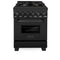 24 in. 2.8 cu. ft. Legacy Dual Fuel Range with Gas Cooktop and Electric Convection Oven