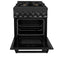 24 in. 2.8 cu. ft. Legacy Dual Fuel Range with Gas Cooktop and Electric Convection Oven