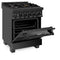 24 in. 2.8 cu. ft. Legacy Dual Fuel Range with Gas Cooktop and Electric Convection Oven