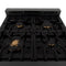 24 in. 2.8 cu. ft. Legacy Dual Fuel Range with Gas Cooktop and Electric Convection Oven