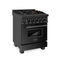 24 in. 2.8 cu. ft. Legacy Dual Fuel Range with Gas Cooktop and Electric Convection Oven