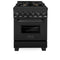 24 in. 2.8 cu. ft. Legacy Dual Fuel Range with Gas Cooktop and Electric Convection Oven