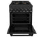 24 in. 2.8 cu. ft. Legacy Dual Fuel Range with Gas Cooktop and Electric Convection Oven