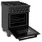 24 in. 2.8 cu. ft. Legacy Dual Fuel Range with Gas Cooktop and Electric Convection Oven