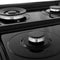 30 In. 4.0 Cu. Ft. Legacy Dual Fuel Range With 4 Burner Gas Cooktop And Electric Convection Oven In Stainless Steel And Black Matte Door