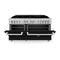 60 In. 7.4 Cu. Ft. Legacy Dual Fuel Range With 9 Burner Gas Cooktop And 2 Electric Convection Ovens In Stainless Steel And Black Matte Doors