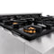 30 In. 4.0 Cu. Ft. Legacy Dual Fuel Range With Gas Cooktop And Electric Convection Oven In Stainless Steel With 4 Brass Burners