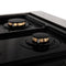 36 In. 4.6 Cu. Ft. Legacy Dual Fuel Range With Gas Cooktop And Electric Convection Oven In Stainless Steel With 6 Brass Burners