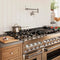 48 In. 6.0 Cu. Ft. Legacy Dual Fuel Range With Gas Cooktop And 2 Electric Ovens In Stainless Steel With Brass Burners