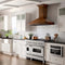 48 In. 6.0 Cu. Ft. Legacy Dual Fuel Range With Gas Cooktop And 2 Electric Ovens In Stainless Steel With Brass Burners
