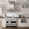 48 In. 6.0 Cu. Ft. Legacy Dual Fuel Range With Gas Cooktop And 2 Electric Ovens In Stainless Steel With Brass Burners