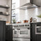 48 In. 6.0 Cu. Ft. Legacy Dual Fuel Range With Gas Cooktop And 2 Electric Ovens In Stainless Steel With Brass Burners