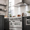 48 In. 6.0 Cu. Ft. Legacy Dual Fuel Range With Gas Cooktop And 2 Electric Ovens In Stainless Steel With Brass Burners