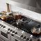 60 In. 7.4 Cu. Ft. Legacy Dual Fuel Range With Gas Cooktop And 2 Electric Convection Ovens In Stainless Steel With 8 Brass Burners