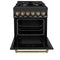 Autograph Edition 24 in. 2.8 cu. ft. Legacy Dual Fuel Range with 4 Burner Gas Cooktop and Electric Convection Oven