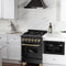 Autograph Edition 24 in. 2.8 cu. ft. Legacy Dual Fuel Range with 4 Burner Gas Cooktop and Electric Convection Oven