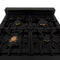 Autograph Edition 24 in. 2.8 cu. ft. Legacy Dual Fuel Range with 4 Burner Gas Cooktop and Electric Convection Oven