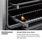 Autograph Edition 36 In. 4.6 Cu. Ft. Legacy Dual Fuel Range With 6 Burner Gas Cooktop And Electric Convection Oven In Black Stainless Steel And Polished Gold Accents