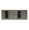Zoneline architectural rear grille - dark brown