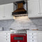 36 In. 4.6 Cu. Ft. Legacy Dual Fuel Range With 6 Burner Gas Cooktop And Electric Convection Oven In Stainless Steel And Red Gloss Door