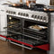 60 in. 7.4 cu. ft. Legacy Dual Fuel Range with 9 Burner Gas Cooktop and 2 Electric Convection Ovens