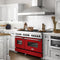 60 in. 7.4 cu. ft. Legacy Dual Fuel Range with 9 Burner Gas Cooktop and 2 Electric Convection Ovens