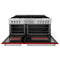 60 in. 7.4 cu. ft. Legacy Dual Fuel Range with 9 Burner Gas Cooktop and 2 Electric Convection Ovens