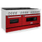 60 in. 7.4 cu. ft. Legacy Dual Fuel Range with 9 Burner Gas Cooktop and 2 Electric Convection Ovens