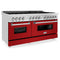 60 in. 7.4 cu. ft. Legacy Dual Fuel Range with 9 Burner Gas Cooktop and 2 Electric Convection Ovens