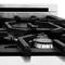 36 In. 4.6 Cu. Ft. Legacy Dual Fuel Range With 6 Burner Gas Cooktop And Electric Convection Oven In Stainless Steel And Red Matte Door