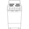 Energy Star® 20" Electric Free-standing Front-control Electric Range