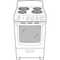 Energy Star® 24" Electric Free-standing Front-control Range