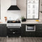 36 In. 4.6 Cu. Ft. Legacy Dual Fuel Range With 6 Burner Gas Cooktop And Electric Convection Oven In Satin Stainless Steel And Black Matte Door
