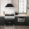 36 In. 4.6 Cu. Ft. Legacy Dual Fuel Range With 6 Burner Gas Cooktop And Electric Convection Oven In Satin Stainless Steel And Black Matte Door