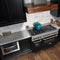 48 In. 6.0 Cu. Ft. Legacy Dual Fuel Range With 7 Burner Gas Cooktop And 2 Electric Ovens In Satin Stainless Steel And Black Matte Doors