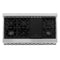 48 In. 6.0 Cu. Ft. Legacy Dual Fuel Range With 7 Burner Gas Cooktop And 2 Electric Ovens In Stainless Steel With Satin Stainless Steel Doors