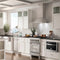 24 In. 2.8 Cu. Ft. Legacy Dual Fuel Range With 4 Burner Gas Cooktop And Electric Convection Oven In Satin Stainless Steel