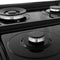 24 In. 2.8 Cu. Ft. Legacy Dual Fuel Range With 4 Burner Gas Cooktop And Electric Convection Oven In Satin Stainless Steel