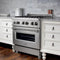 30 In. 4.0 Cu. Ft. Legacy Dual Fuel Range With 4 Burner Gas Cooktop And Electric Convection Oven In Satin Stainless Steel
