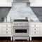30 In. 4.0 Cu. Ft. Legacy Dual Fuel Range With 4 Burner Gas Cooktop And Electric Convection Oven In Satin Stainless Steel