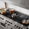 60 In. 7.4 Cu. Ft. Legacy Dual Fuel Range With 9 Burner Gas Cooktop And 2 Electric Convection Ovens In Satin Stainless Steel