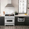 36 In. 4.6 Cu. Ft. Legacy Dual Fuel Range With Gas Cooktop And Electric Convection Oven In Satin Stainless Steel With 6 Brass Burners