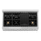 48 In. 6.0 Cu. Ft. Legacy Dual Fuel Range With Gas Cooktop And 2 Electric Ovens In Satin Stainless Steel With 6 Brass Burners