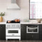 30 In. 4.0 Cu. Ft. Legacy Dual Fuel Range With 4 Burner Gas Cooktop And Electric Convection Oven In Satin Stainless Steel And White Matte Door