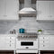 30 In. 4.0 Cu. Ft. Legacy Dual Fuel Range With 4 Burner Gas Cooktop And Electric Convection Oven In Satin Stainless Steel And White Matte Door