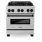 Autograph Edition 30 In. 4.0 Cu. Ft. Legacy Dual Fuel Range With 4 Burner Gas Cooktop And Electric Convection Oven In Satin Stainless Steel And Matte Black Accents